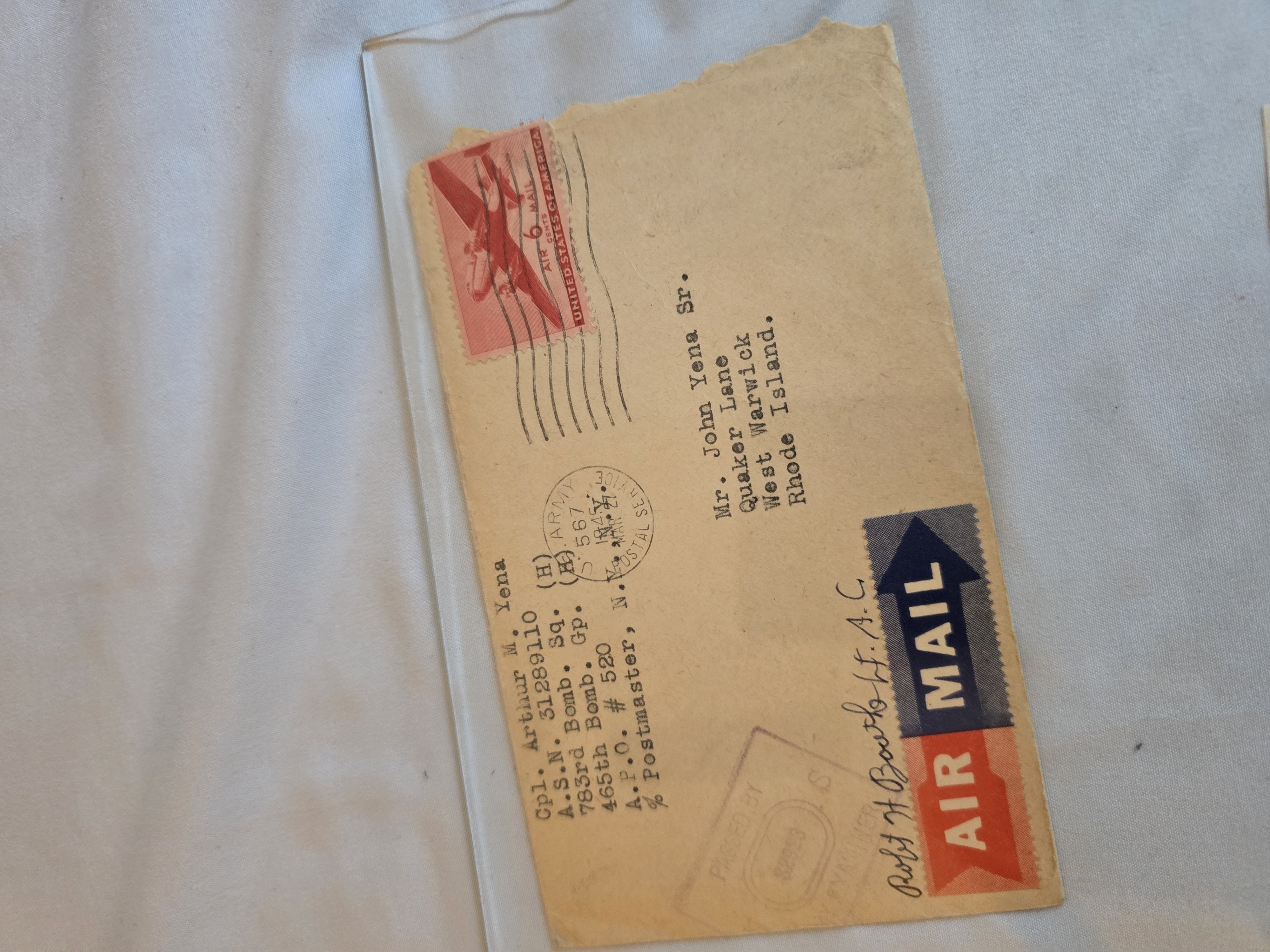 Mar 23 1945 envelope