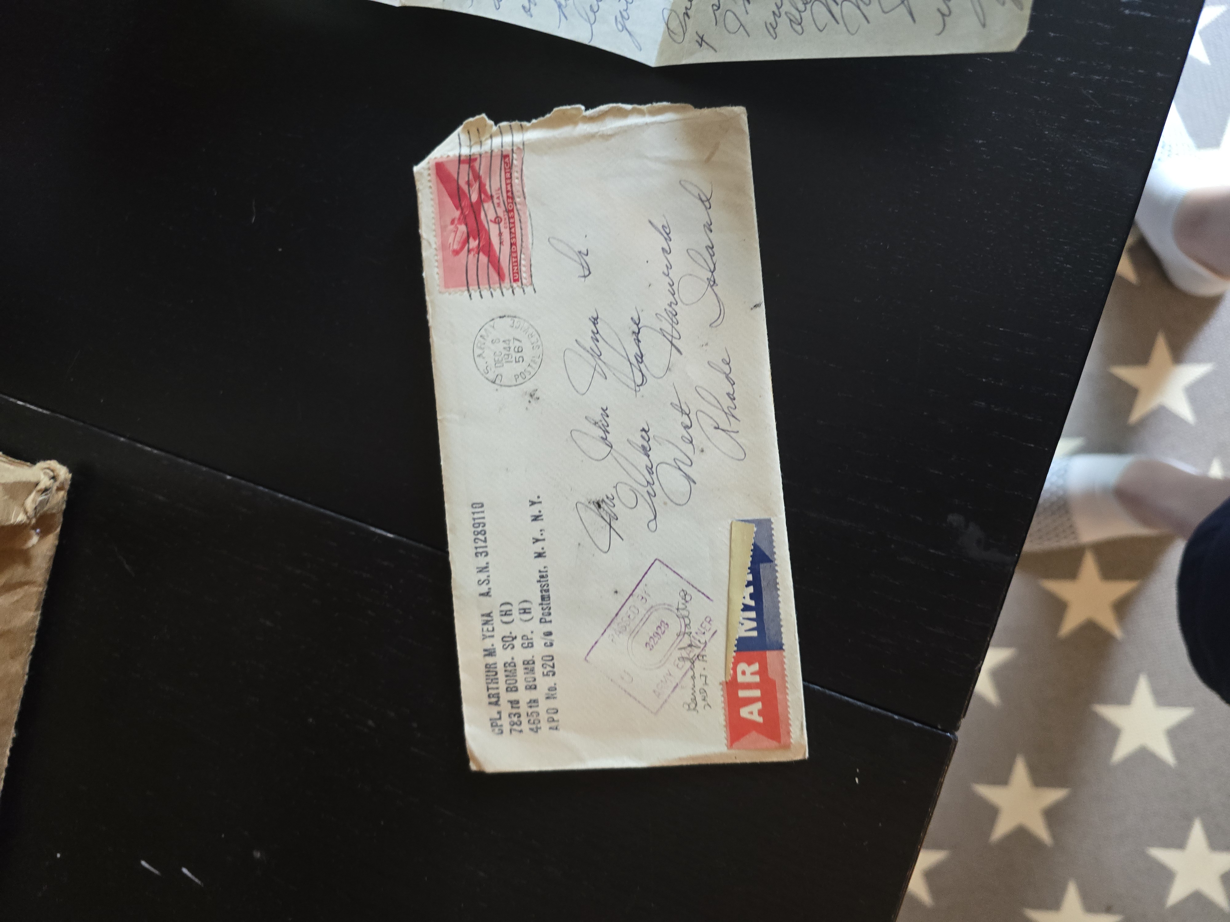 Undated 1944 envelope