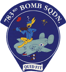 783rd Bomb Squadron emblem.