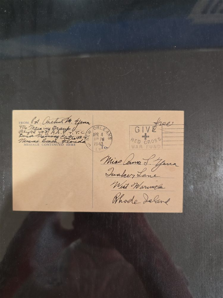 Second postcard from the New Orleans layover, April 1943.