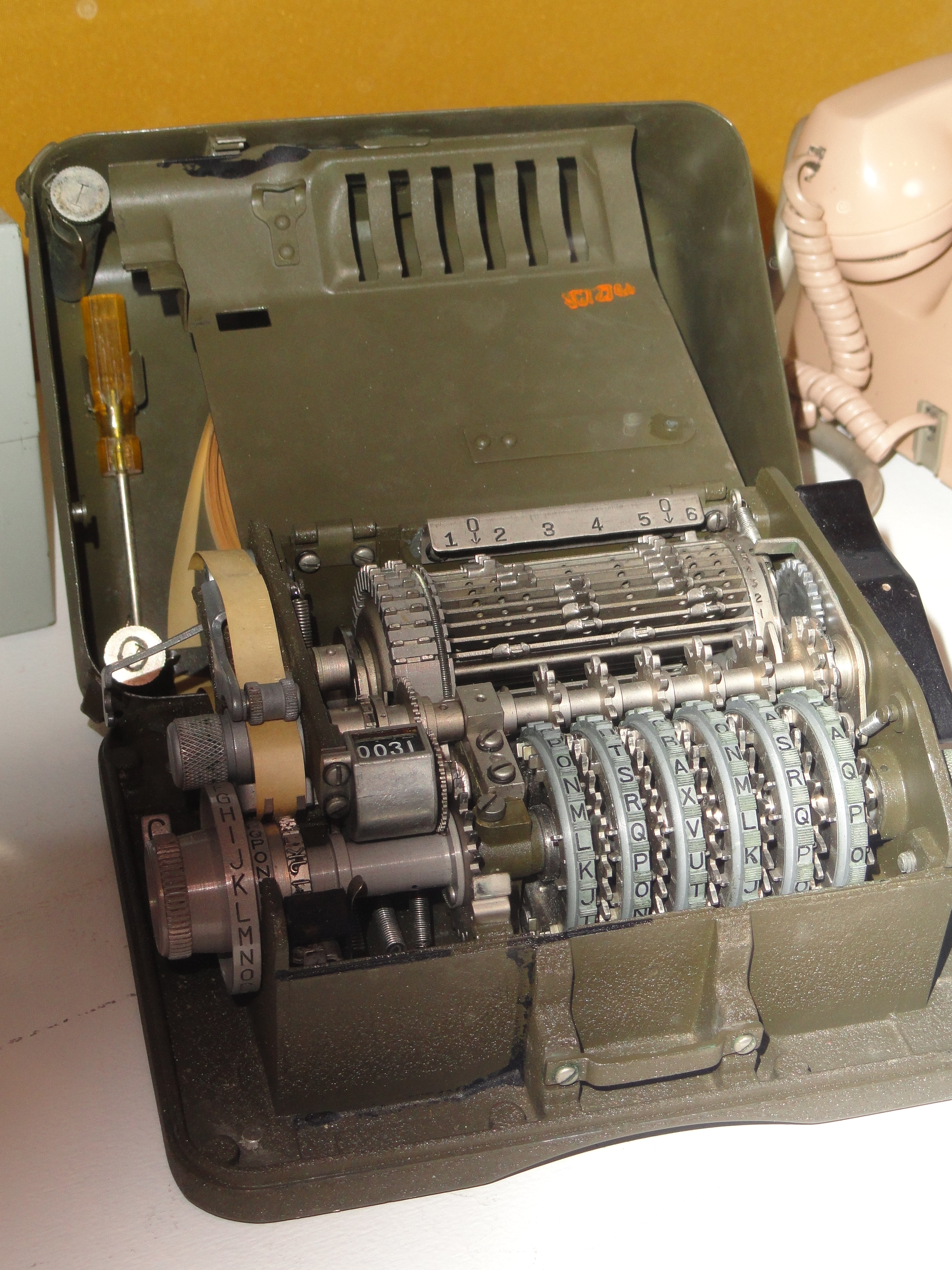 M-209 Hagelin field cipher machine